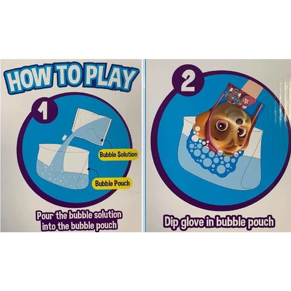 ZURU Bubble Wow Paw Patrol Glove-A-Bubbles Wave & Play (8 Pack) - Free Shipping - Picture 4 of 4